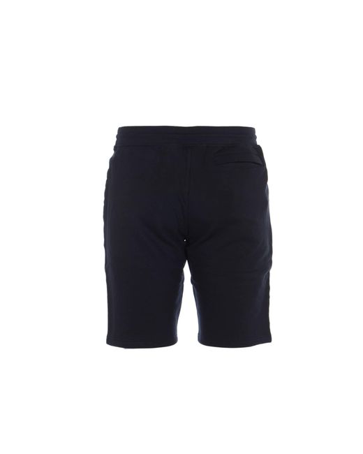 Paul & Shark Blue Logo Shorts for men