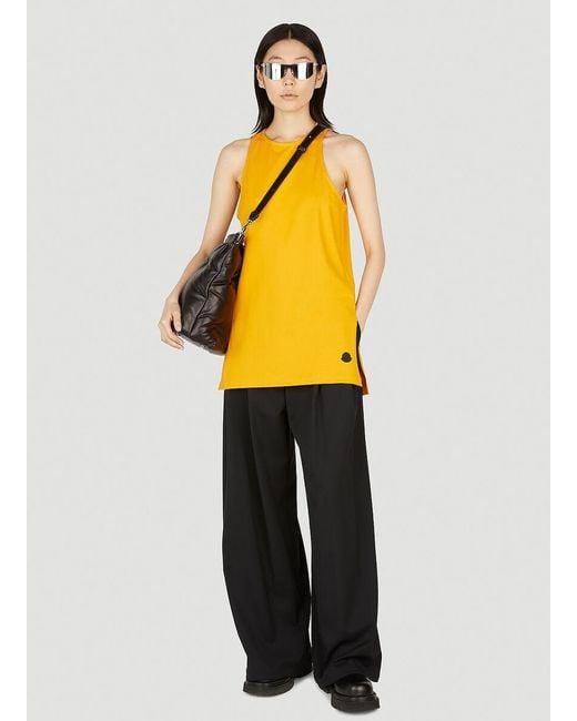 Moncler Yellow X Alicia Keys Sleeveless Tank Top