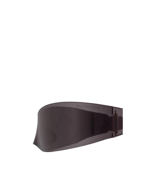 Balenciaga White Eyewear Panther Mask Sunglasses for men