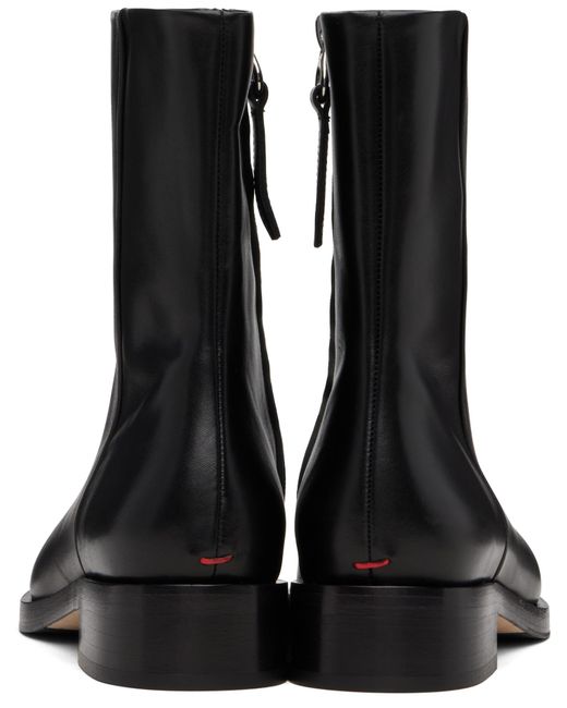 Aeyde Black Vincent Ankle Boots