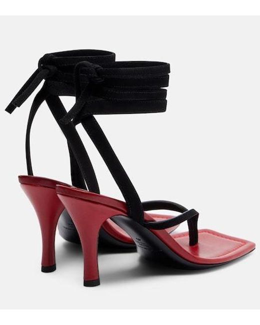 Christopher Esber Pink Frida Leather Sandals