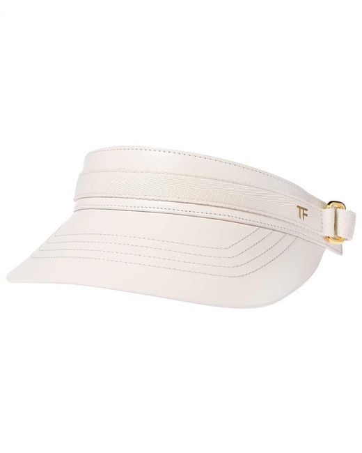 Tom Ford White Logo Hat