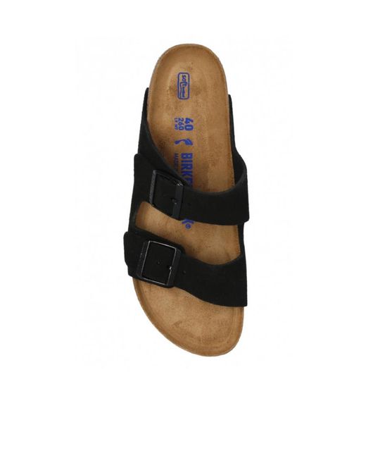 Birkenstock Black Arizona Buckled Slip-On Sandals