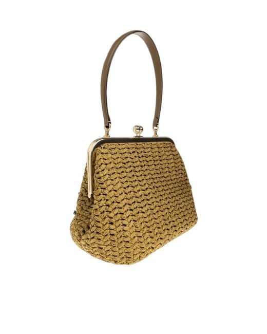 COACH Natural Shoulder Bag "Kisslock 27"