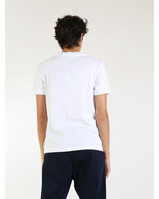 Emporio Armani White Logo T-Shirt for men