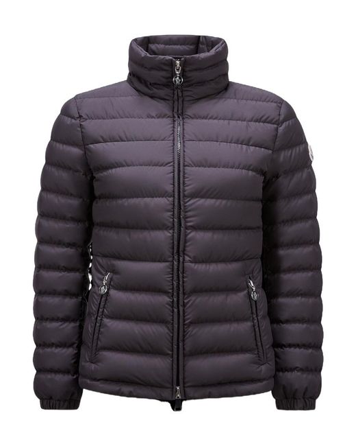 Moncler Gray High Neck Quilted Jacket