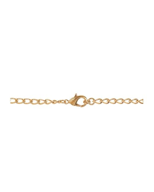 Balenciaga Metallic Logo Charms Necklace for men