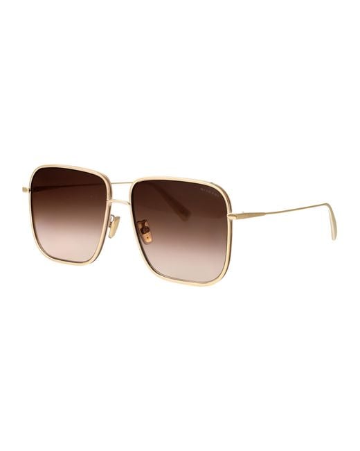 BVLGARI Brown Bulgari Square Frame Sunglasses