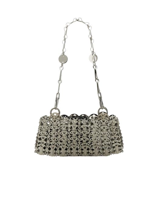 Rabanne White Rabanne Chainmail Shoulder Bag