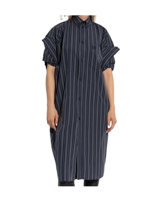 Balenciaga Blue Midi Dresses