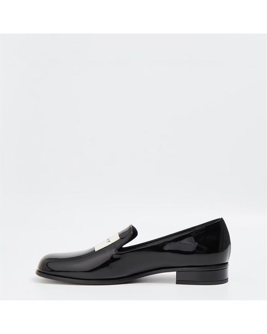 Givenchy Black Logo Detail Loafers