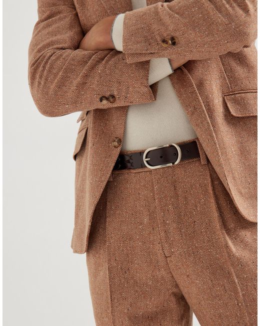 Brunello Cucinelli Multicolor Button-Fastening Trousers for men