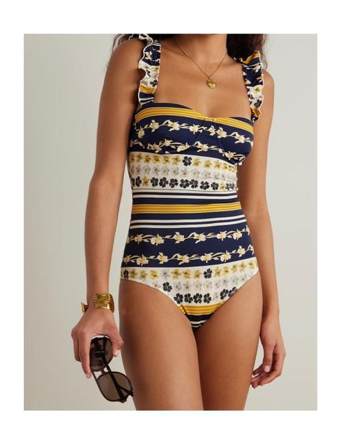 LaDoubleJ Multicolor Boop Open-Back Printed Underwired Swimsuit