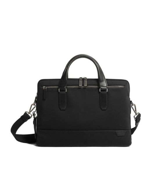 Tumi Black Sycamore Briefcase for men