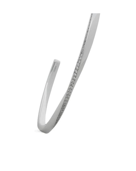 Céline White Torsion Bracelet