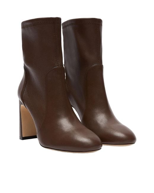 Stuart Weitzman Brown Babette Bootie 85