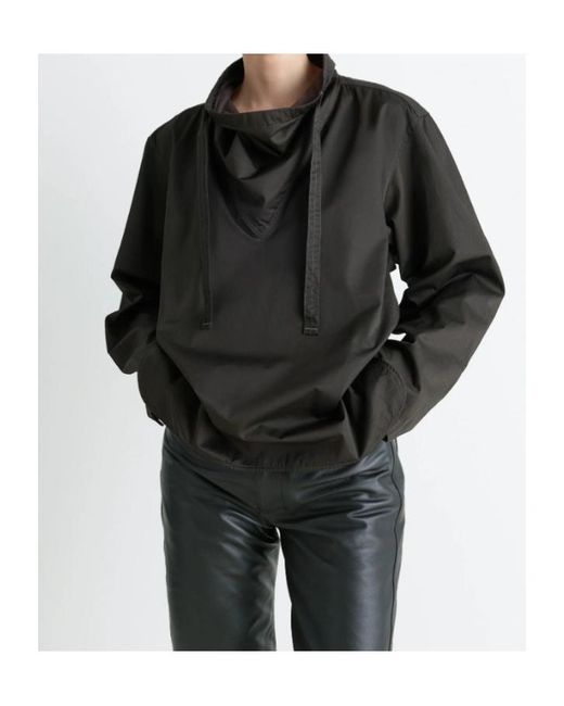 Lemaire Black Vareuse High-Neck Top