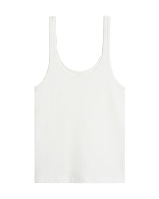 St. Agni White Sleeveless Vest