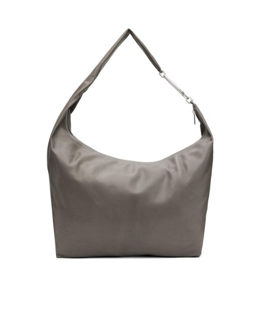 Rick Owens Gray Zipper Shoulder Bag for men