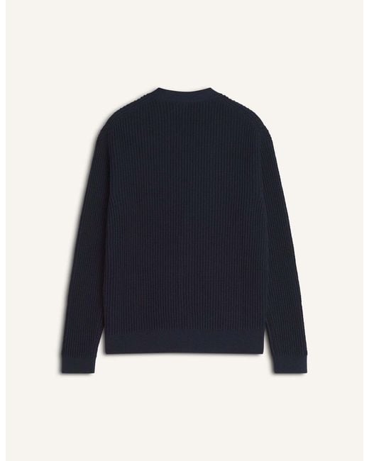 Maison Kitsuné Blue Long-Sleeved Cardigan for men