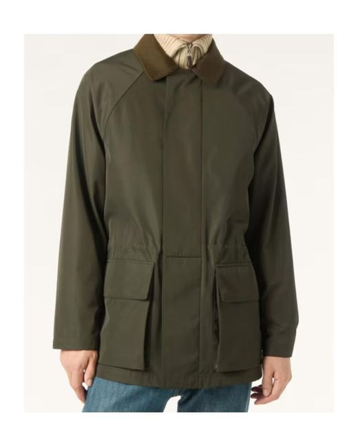 Loro Piana Green Horsey Jacket for men
