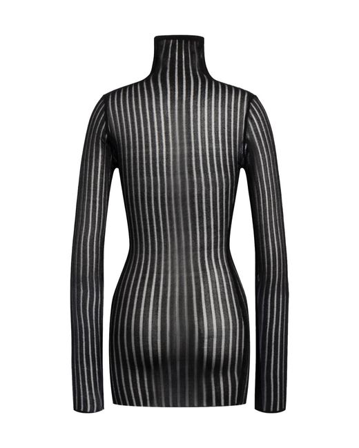 Dondup Black Knit Mini Dress