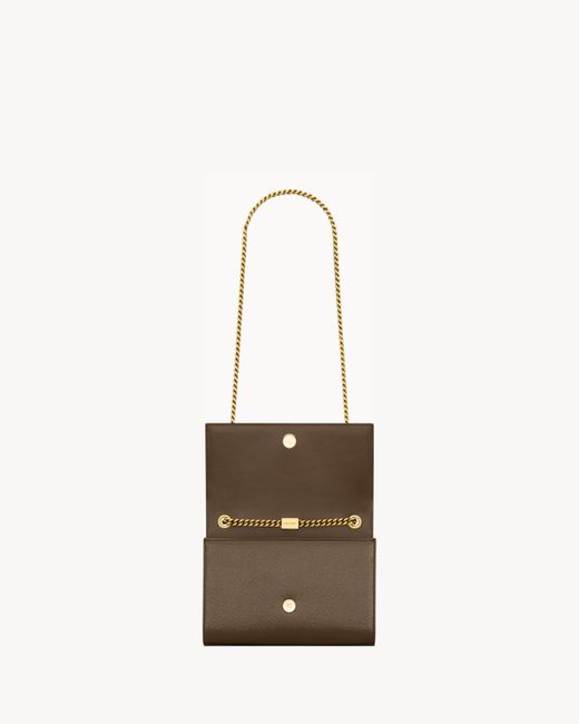 Saint Laurent White New Kate Small Shoulder Bag