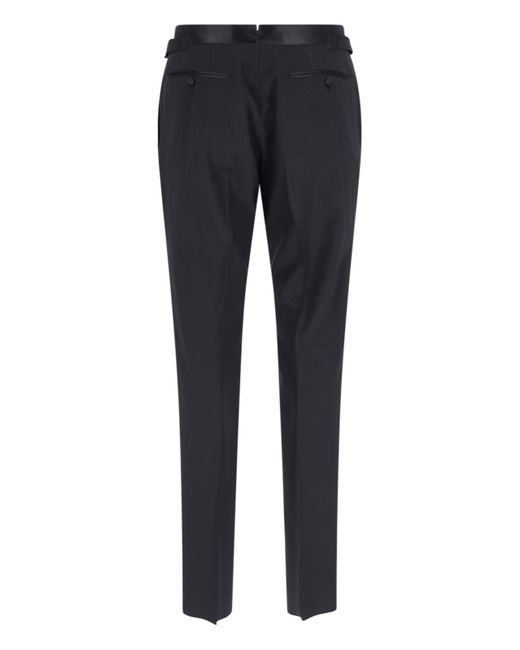 Tom Ford Black Single-Breasted Two-Piece Tailored Suit for men