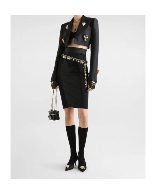 Dolce & Gabbana Black Long-Sleeved Jacket
