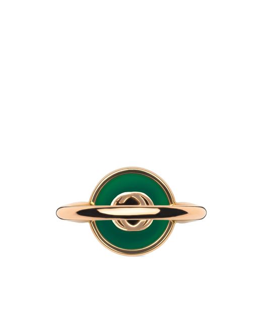 Gucci Green Interlocking 18K Ring