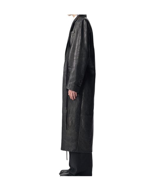 Ann Demeulemeester Black Hakan Tailored Coat for men