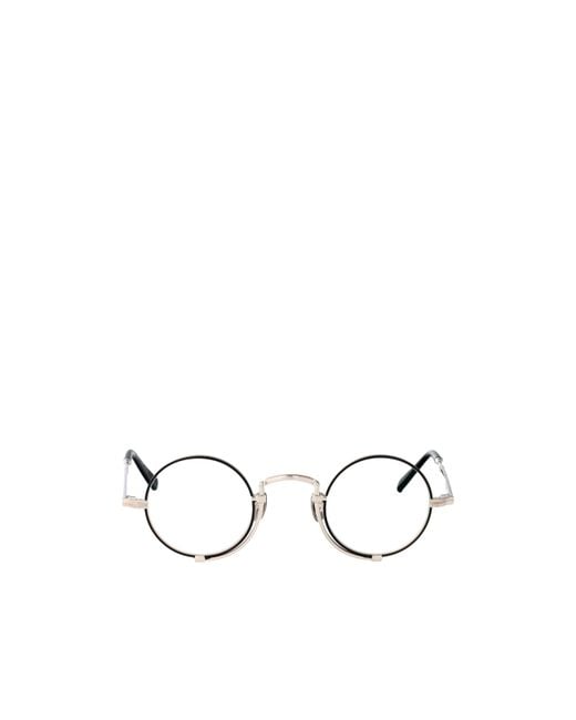 Matsuda Metallic Round-Frame Glasses for men