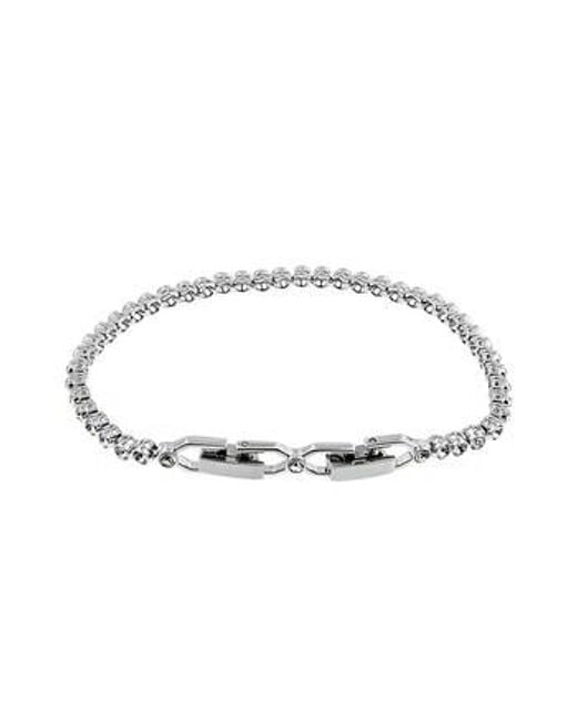 Swarovski Metallic Logo Bracelet