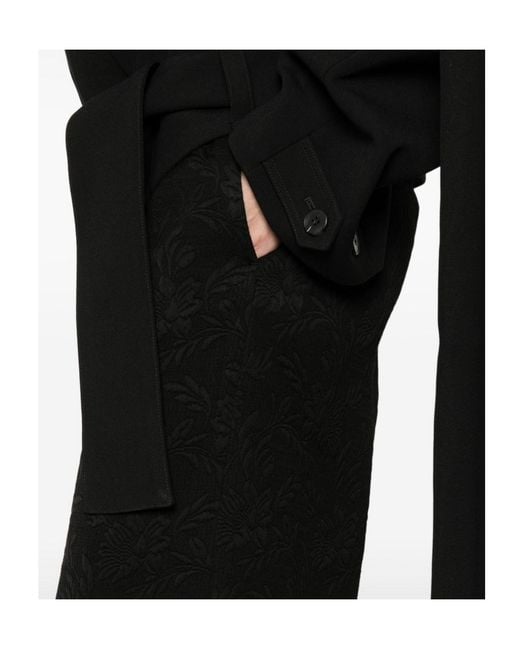Dries Van Noten Black Casual Pants With Belt Loops