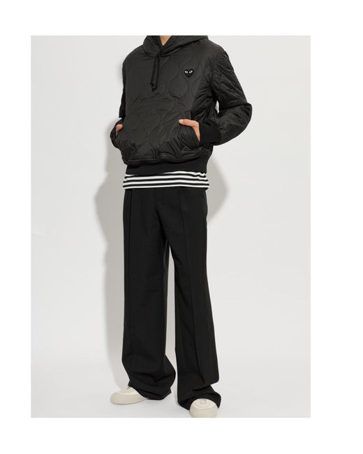 COMME DES GARÇONS PLAY Black Long-Sleeve Casual Jacket for men