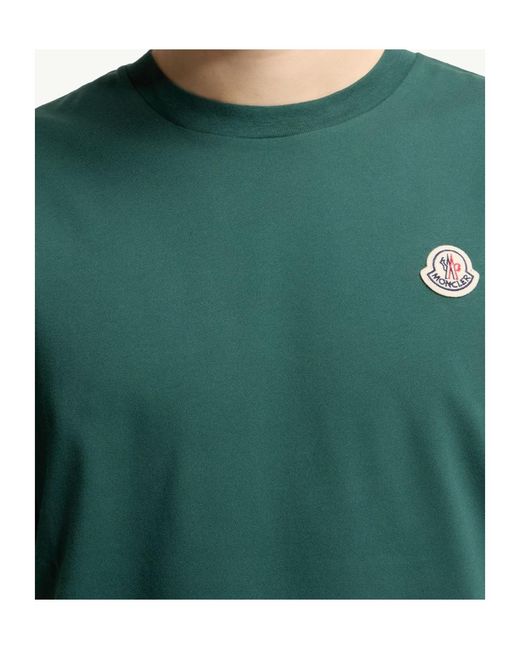 Moncler Green 3 Packs Logo Patch Crewneck T-Shirt for men