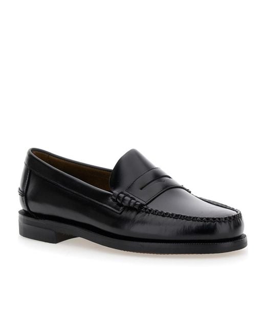 Sebago Black Classic Dan Penny Loafers for men