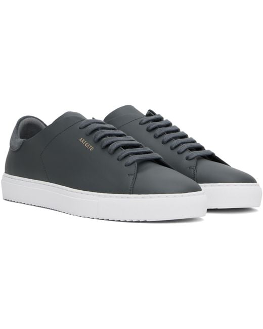 Axel Arigato Gray Clean 90 Low-Top Sneakers for men