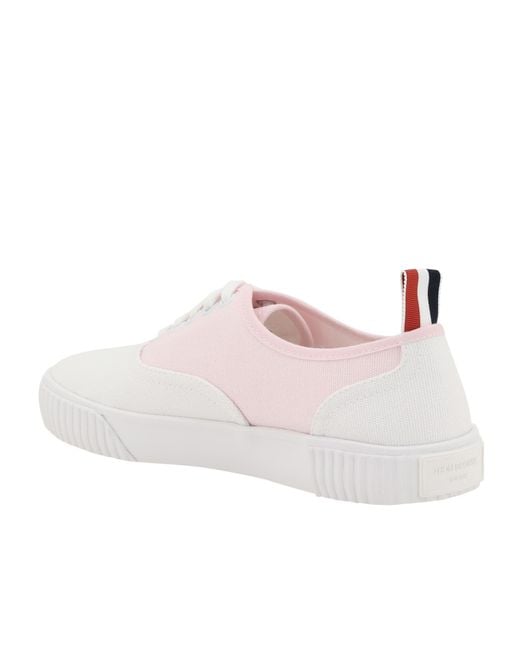 Thom Browne White Funmix Heritage Lace-Up Sneakers