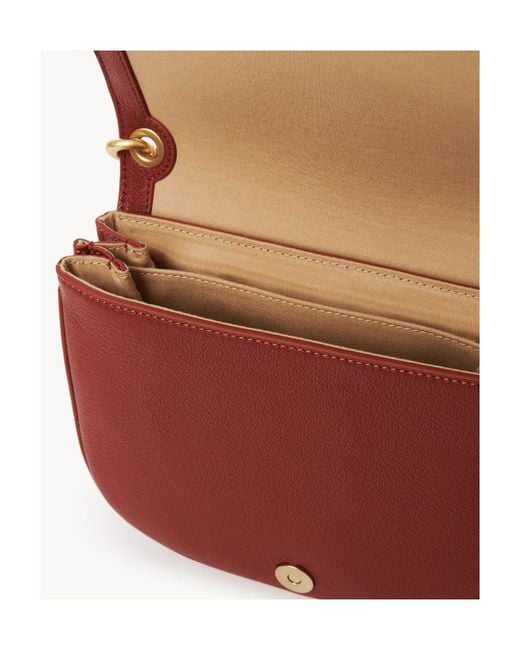 See By Chloé Red Hana Shoulder Bag
