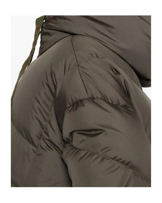 Khrisjoy Brown Hooded Puff Coat