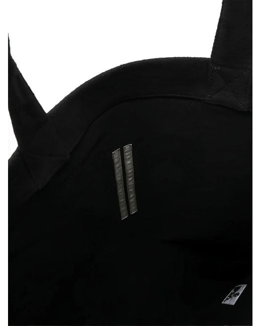 Rick Owens Black Drkshdw Logo Detailed Top Handle Bag for men