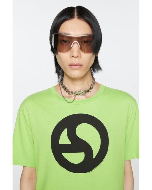 Acne Metallic Buckle-Detail Choker Necklace for men
