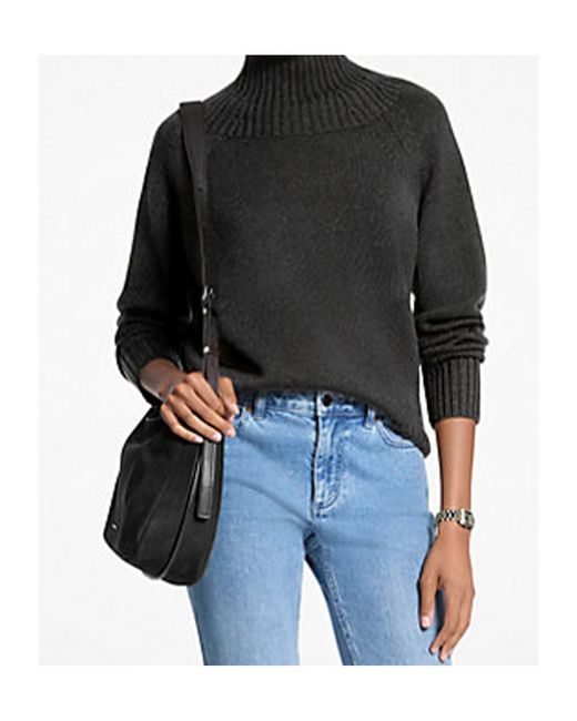 Michael Kors Black Michael Turtleneck Sweater