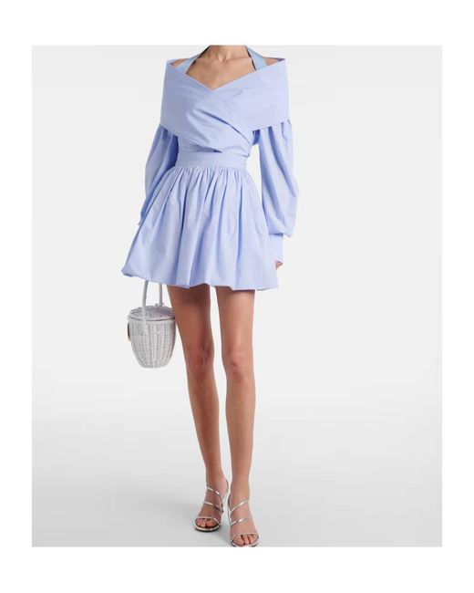 Patou Blue Logo Detail Blouse