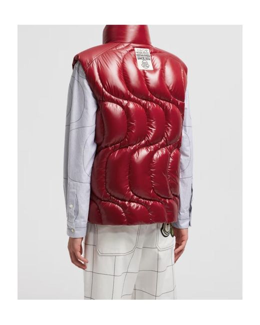 Moncler Red X Palm Angels Gwenyth Down Gilet for men