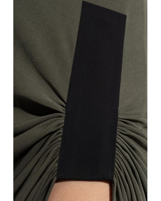 Coperni Green Taped Suspended Maxi Dress