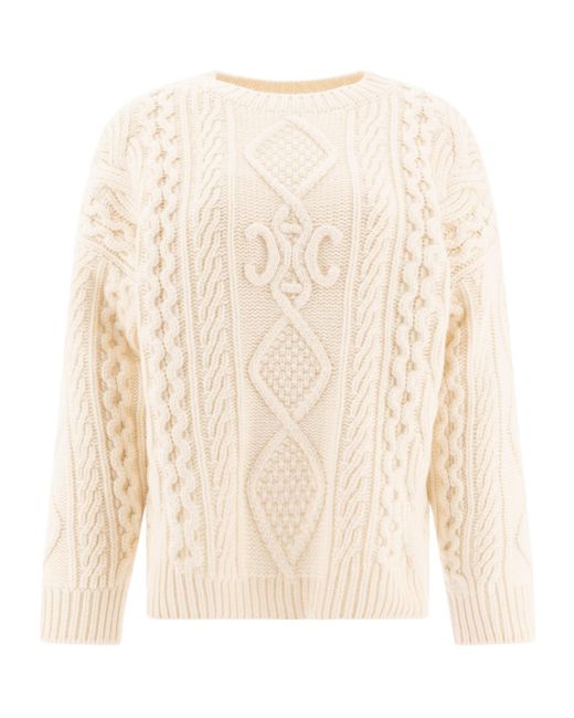 Céline Natural Crew Neck Sweater