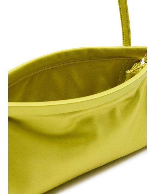 Alaïa Yellow Satin Shoulder Bag