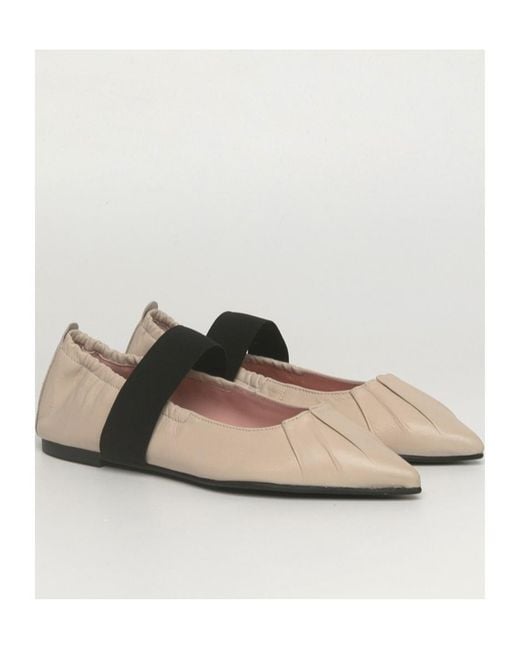 Pretty Ballerinas Multicolor Pleated Pointed Flats